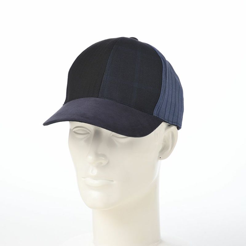 イケガミ帽子工房のキャップ Tailor Cap（テーラーキャップ） ネイビーミックス