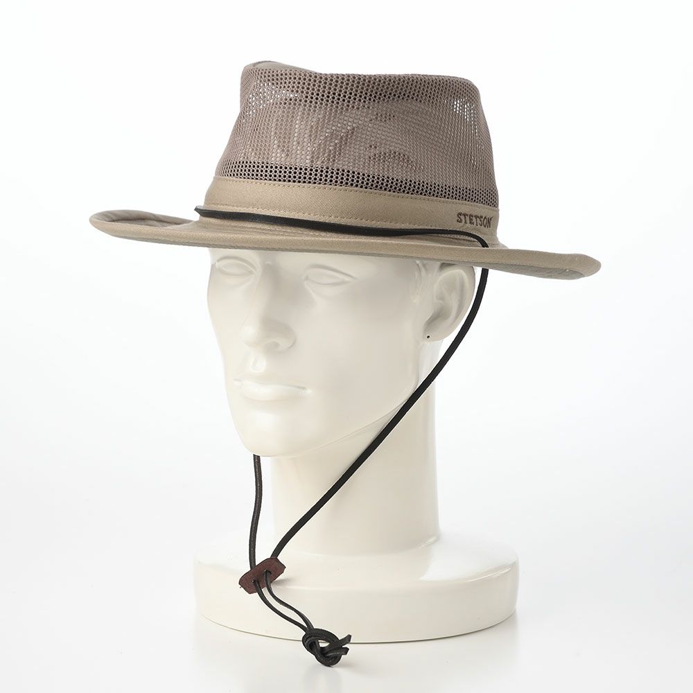 ステットソンのソフトハット OUTDOOR AIR COTTON HAT（アウトドア エアコットン ハット） ST273EU ベージュ