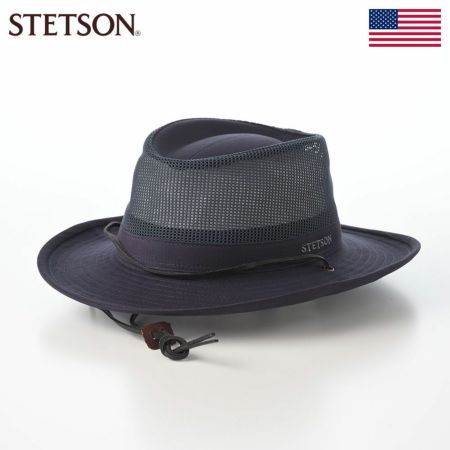 ステットソンのソフトハット OUTDOOR AIR COTTON HAT（アウトドア エアコットン ハット） ST273EU ネイビー