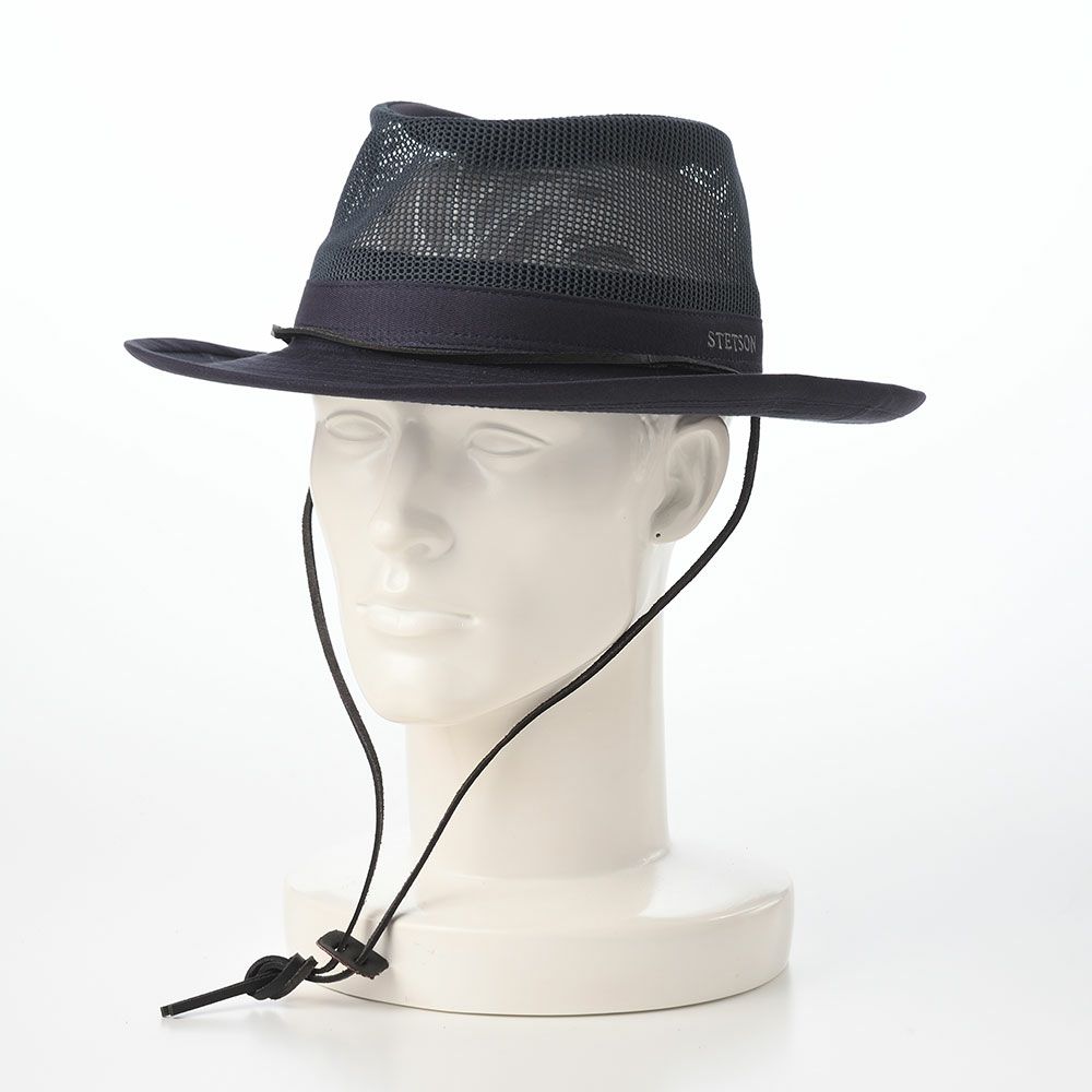 ステットソンのソフトハット OUTDOOR AIR COTTON HAT（アウトドア エアコットン ハット） ST273EU ネイビー