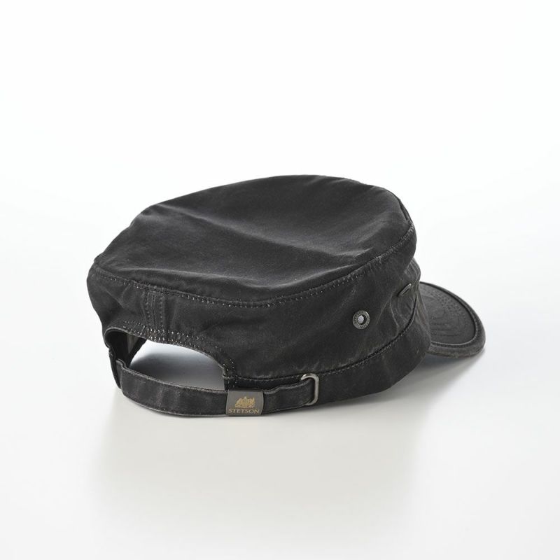 ステットソンのキャップ ARMY DE GAULLE CAP（アーミー ドゴールキャップ） ST284EU ブラック