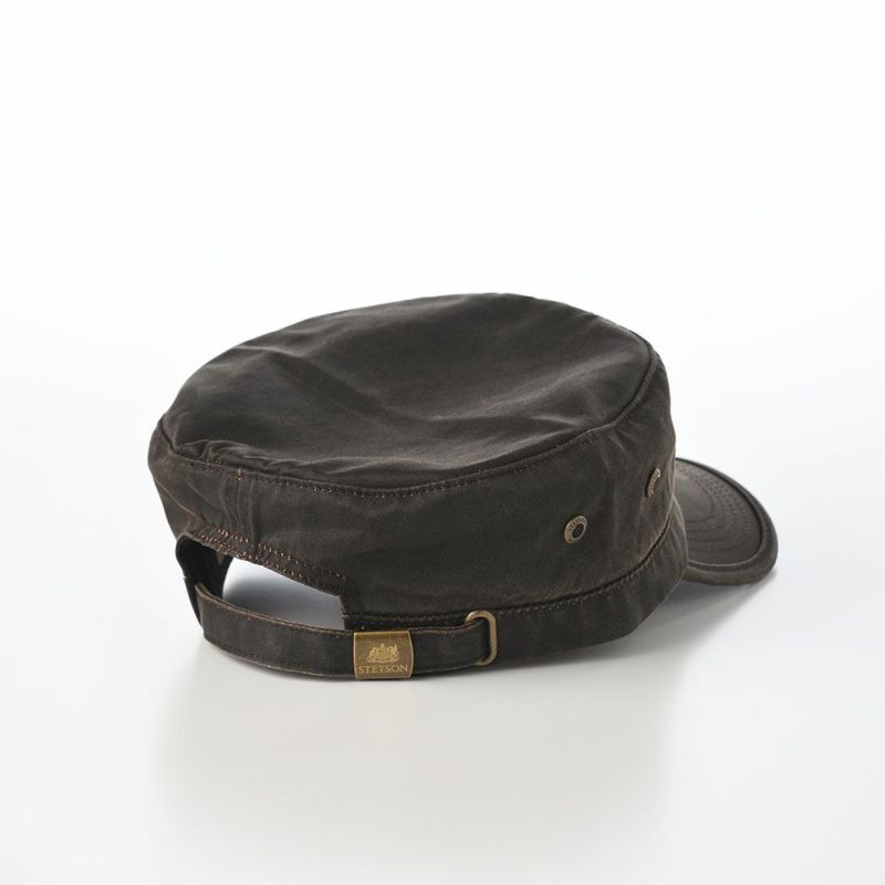 ステットソンのキャップ ARMY DE GAULLE CAP（アーミー ドゴールキャップ） ST284EU ブラウン