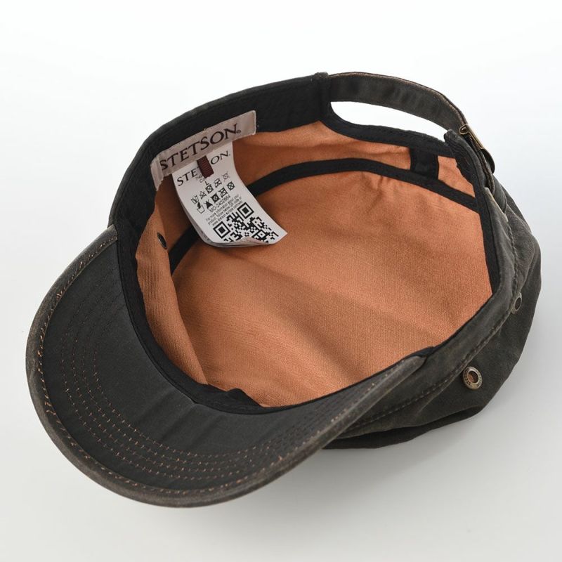 ステットソンのキャップ ARMY DE GAULLE CAP（アーミー ドゴールキャップ） ST284EU ブラウン