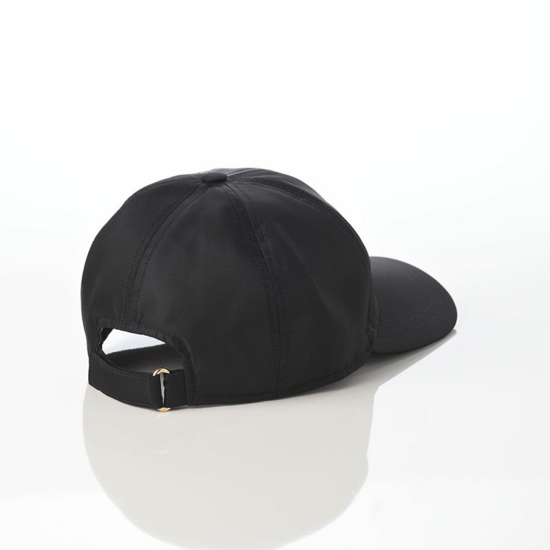 ボルサリーノのキャップ Baseball Cap Hiker Rain FW（ベースボールキャップ ハイカーレイン FW） B95174 ブラック