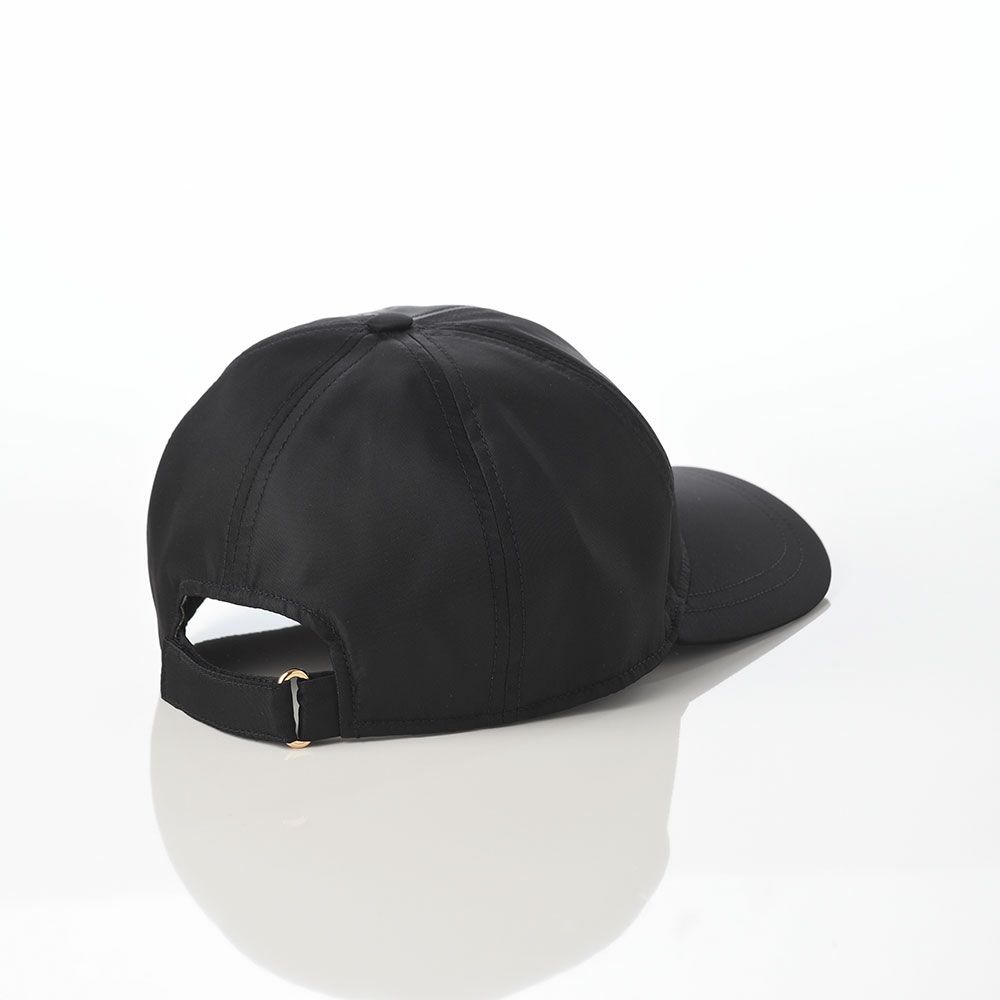 ボルサリーノのキャップ Baseball Cap Hiker Rain FW（ベースボールキャップ ハイカーレイン FW） B95174 ブラック