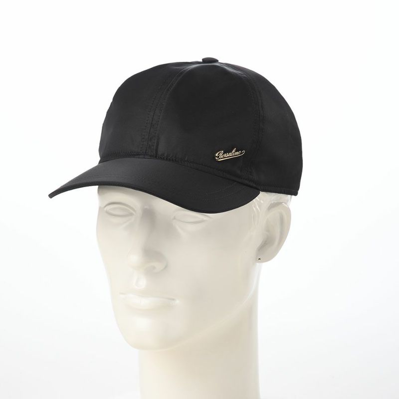 ボルサリーノのキャップ Baseball Cap Hiker Rain FW（ベースボールキャップ ハイカーレイン FW） B95174 ブラック