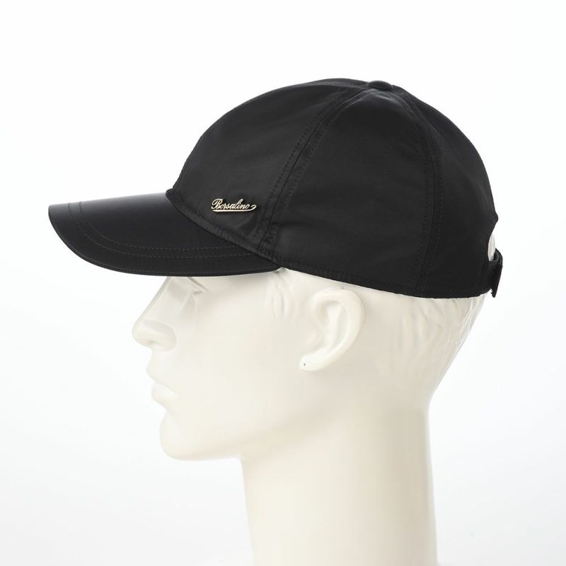 ボルサリーノのキャップ Baseball Cap Hiker Rain FW（ベースボールキャップ ハイカーレイン FW） B95174 ブラック