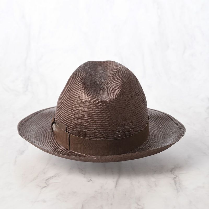 ボルサリーノのパラシゾールハット Parasisol tesa larga（パラシゾール テサ ラーガ） 141255 ブラウン