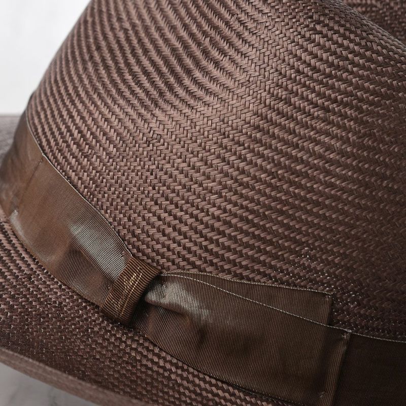 ボルサリーノのパラシゾールハット Parasisol tesa larga（パラシゾール テサ ラーガ） 141255 ブラウン