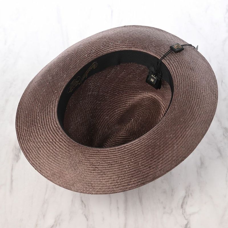 ボルサリーノのパラシゾールハット Parasisol tesa larga（パラシゾール テサ ラーガ） 141255 ブラウン