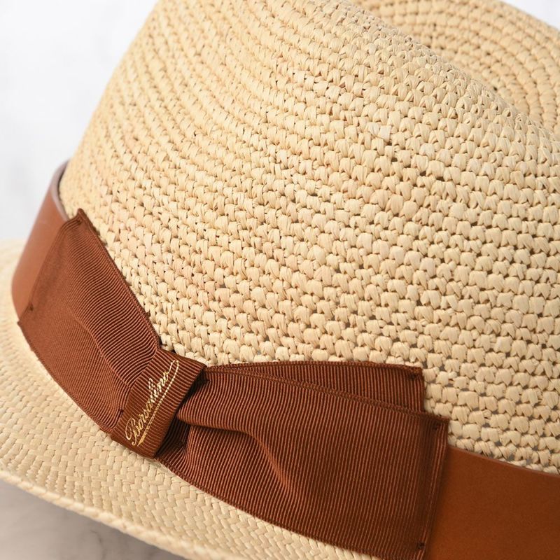 ボルサリーノのパナマハット Panama Semicrochet Federico（パナマ セミクロシェ フェデリコ） 141273 ブラウン