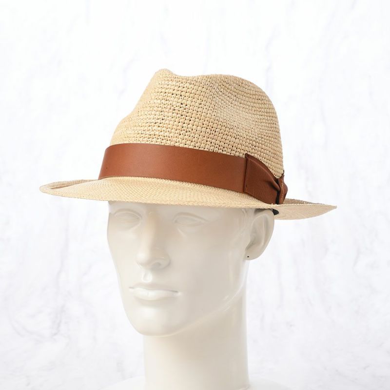 ボルサリーノのパナマハット Panama Semicrochet Federico（パナマ セミクロシェ フェデリコ） 141273 ブラウン