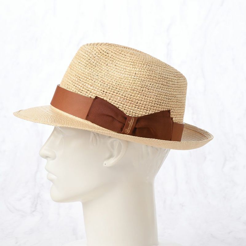 ボルサリーノのパナマハット Panama Semicrochet Federico（パナマ セミクロシェ フェデリコ） 141273 ブラウン