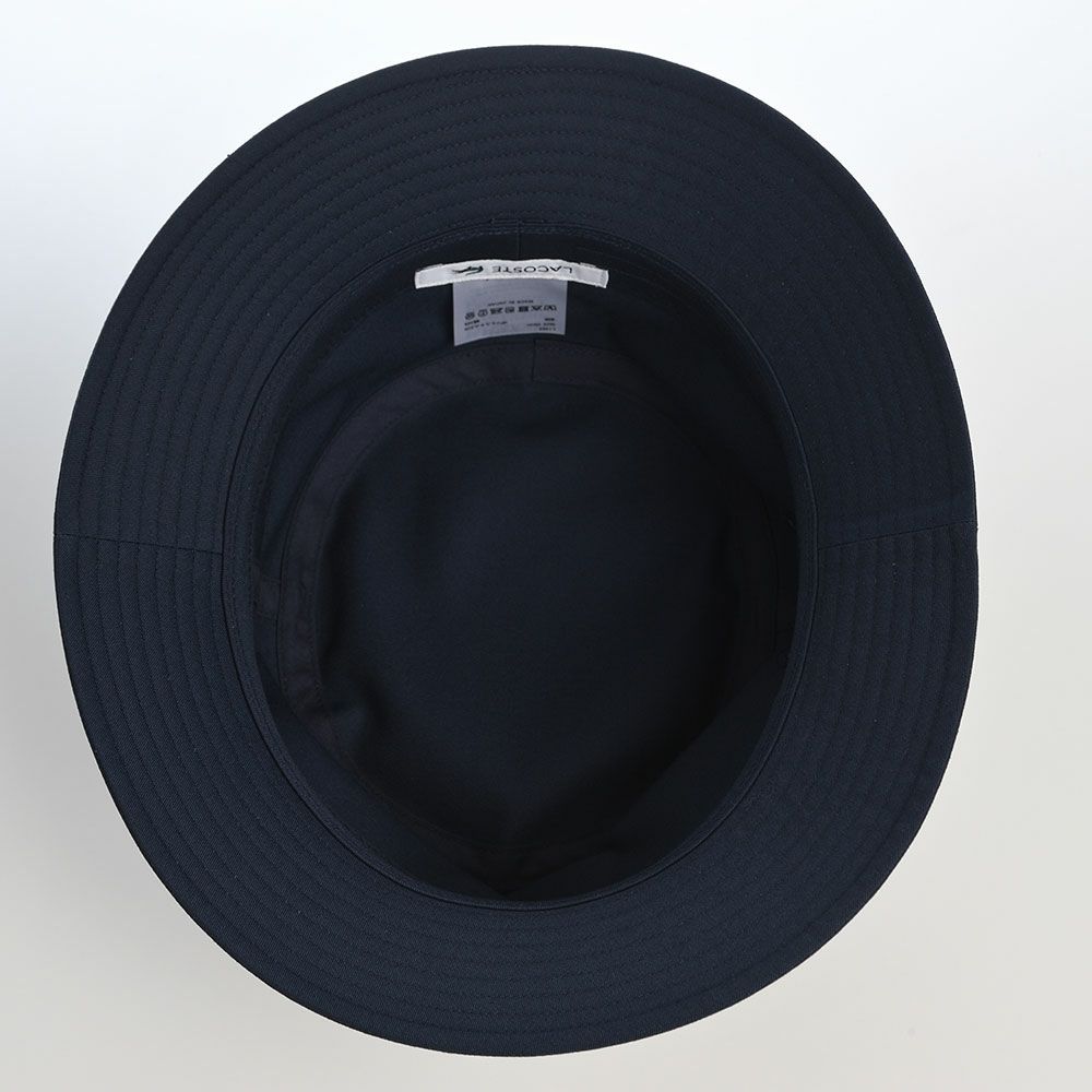 ラコステのバケットハット CROCODILE PRINT BUCKET HAT（クロコダイルプリント バケットハット） L1364 ネイビー