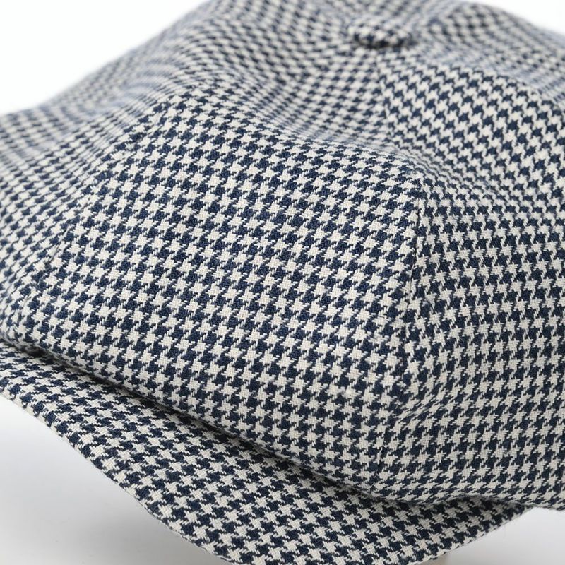 ヴィゲーンズのキャスケット Newsboy Classic Cap Summer Pepita（ニュースボーイクラシックキャップ サマーピペタ）W102239 ネイビー