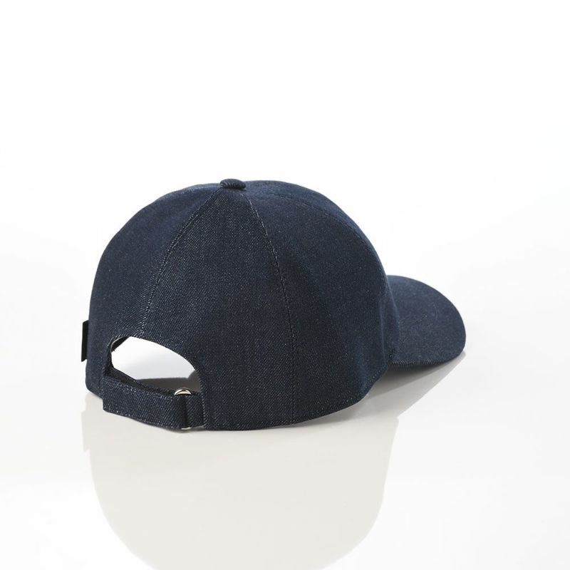 ボルサリーノのキャップ Baseball Cap Hiker Oxord Denim（ベイスボールキャップ オックスフォード デニム） B95174 ネイビー