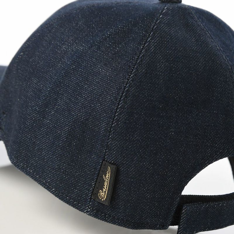 ボルサリーノのキャップ Baseball Cap Hiker Oxord Denim（ベイスボールキャップ オックスフォード デニム） B95174 ネイビー