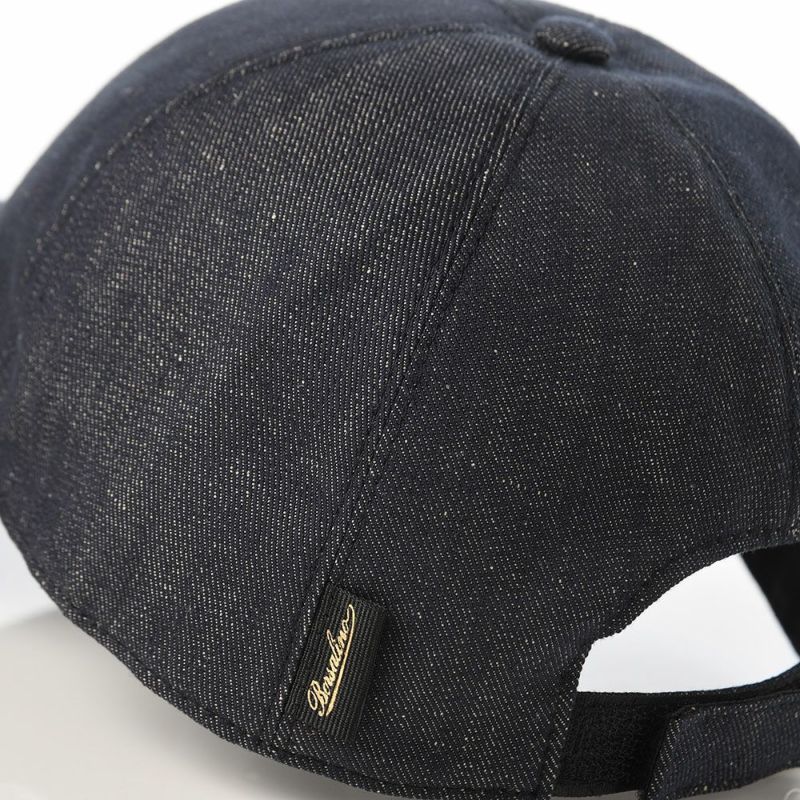 ボルサリーノのキャップ Baseball Cap Hiker Oxord Denim（ベイスボールキャップ オックスフォード デニム） B95174 ダークネイビー