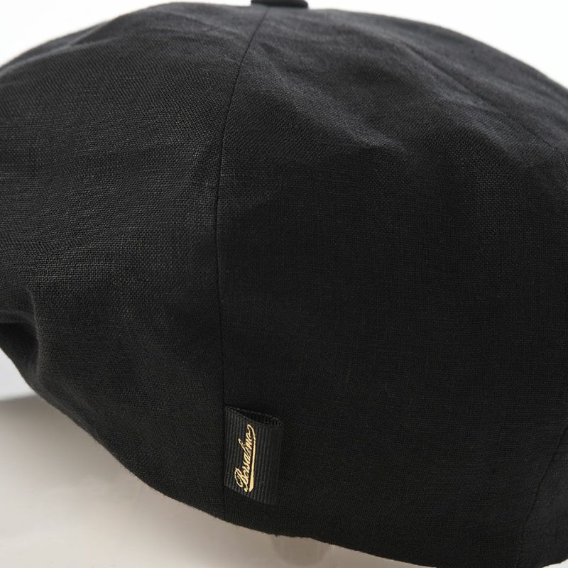 ボルサリーノのハンチング Hunting Ubaldo Linen（ハンチング ウバルド リネン） B15113 ブラック