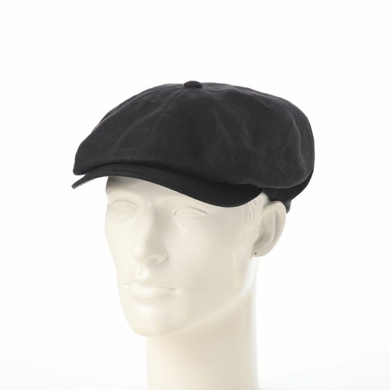 ボルサリーノのハンチング Hunting Ubaldo Linen（ハンチング ウバルド リネン） B15113 ブラック