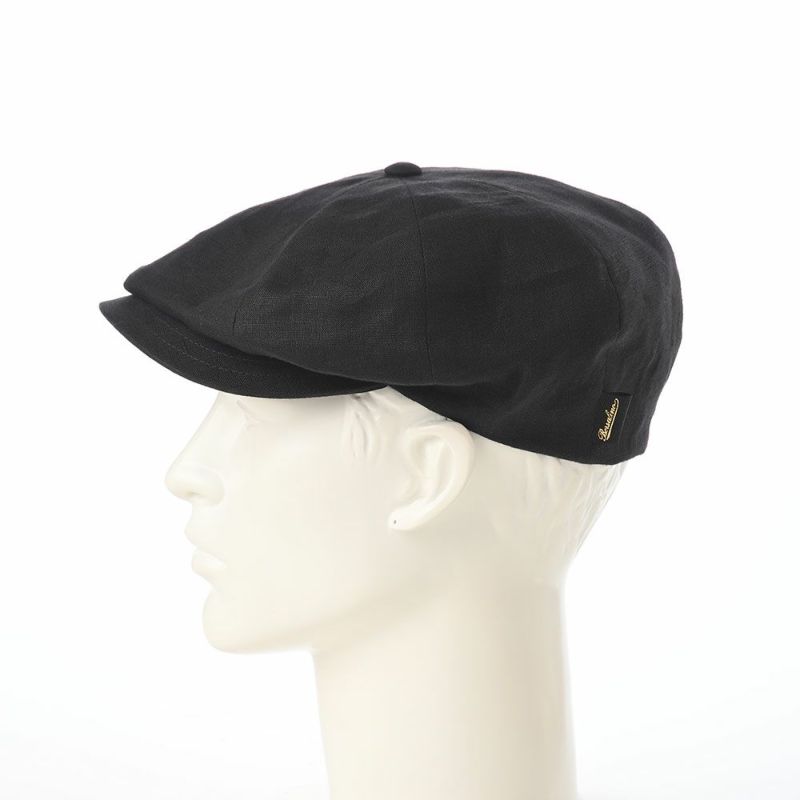 ボルサリーノのハンチング Hunting Ubaldo Linen（ハンチング ウバルド リネン） B15113 ブラック