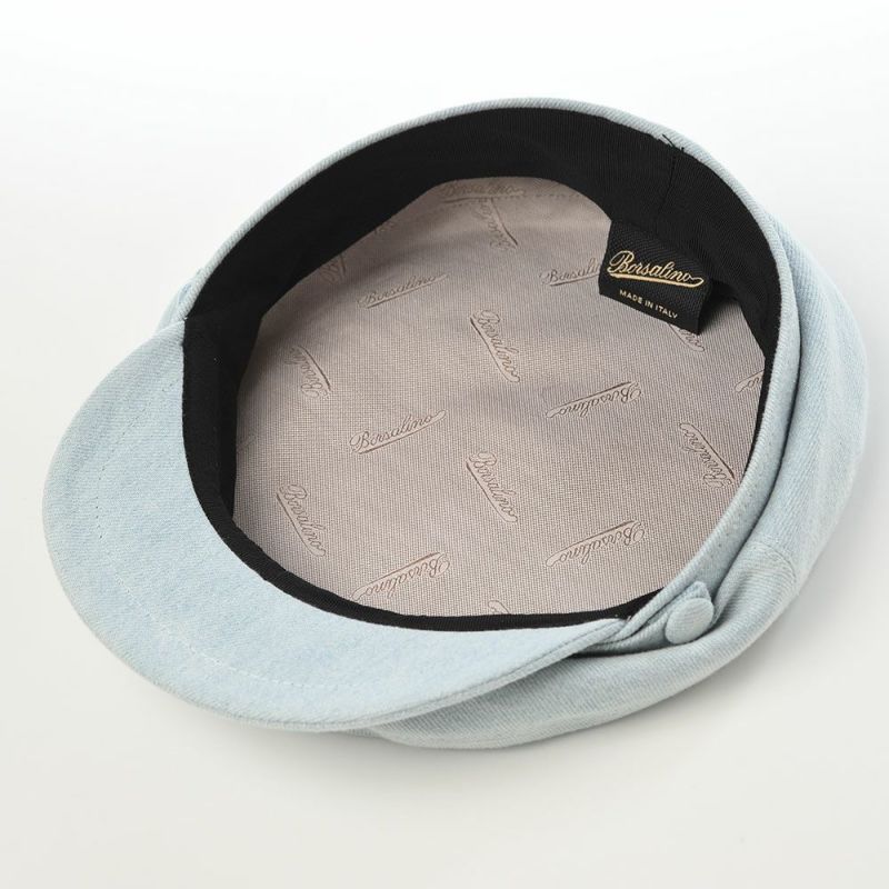 ボルサリーノのハンチング Sailor Cap Denim（セーラーキャップ デニム） B45079 ライトブルー