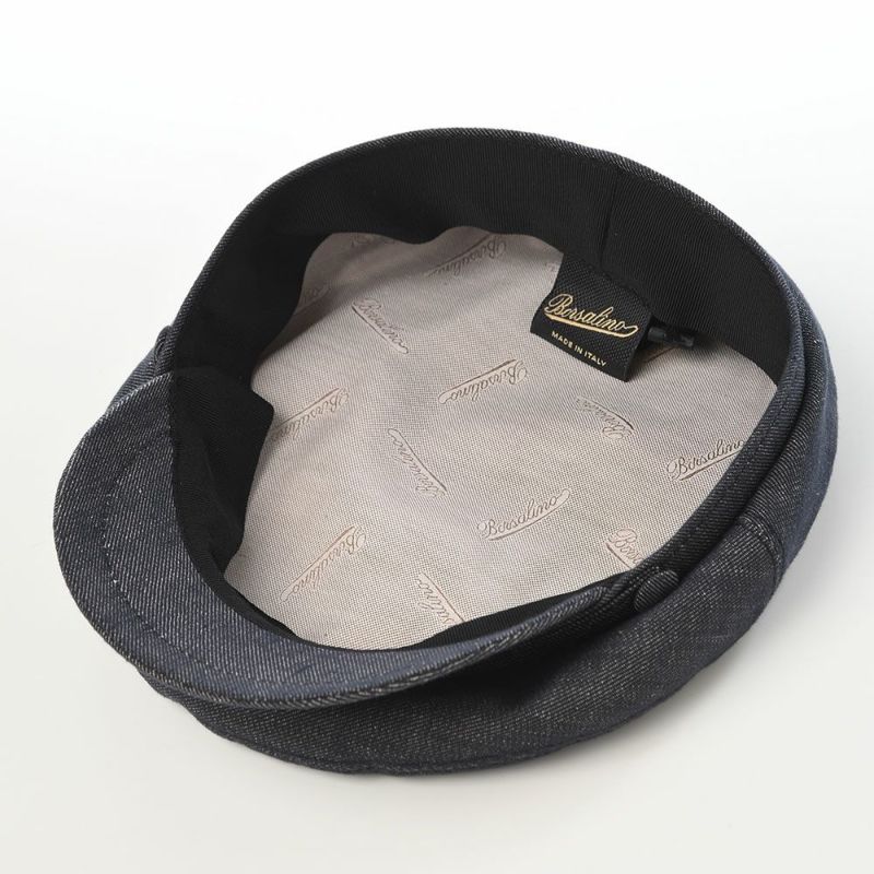ボルサリーノのハンチング Sailor Cap Denim（セーラーキャップ デニム） B45079 ダークネイビー