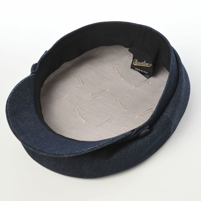 ボルサリーノのハンチング Sailor Cap Denim（セーラーキャップ デニム） B45079 ネイビー