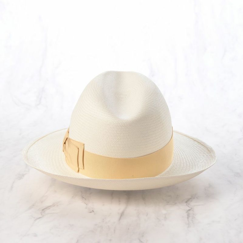 ボルサリーノのパナマハット Panama Fine Larga（パナマファイン ラーガ） 140340 ベージュリボン