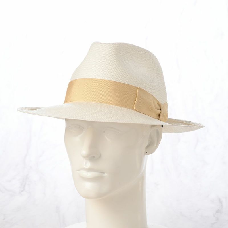 ボルサリーノのパナマハット Panama Fine Larga（パナマファイン ラーガ） 140340 ベージュリボン