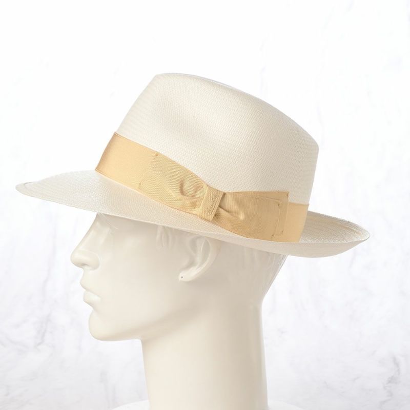 ボルサリーノのパナマハット Panama Fine Larga（パナマファイン ラーガ） 140340 ベージュリボン