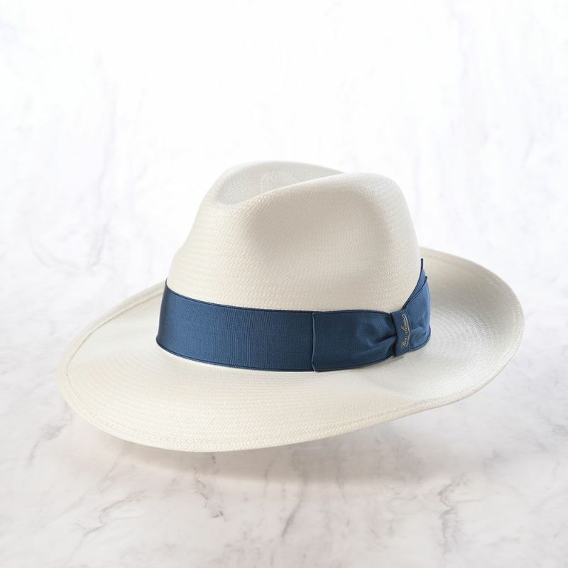 ボルサリーノのパナマハット Panama Fine Larga（パナマファイン ラーガ） 140340 ブルーリボン