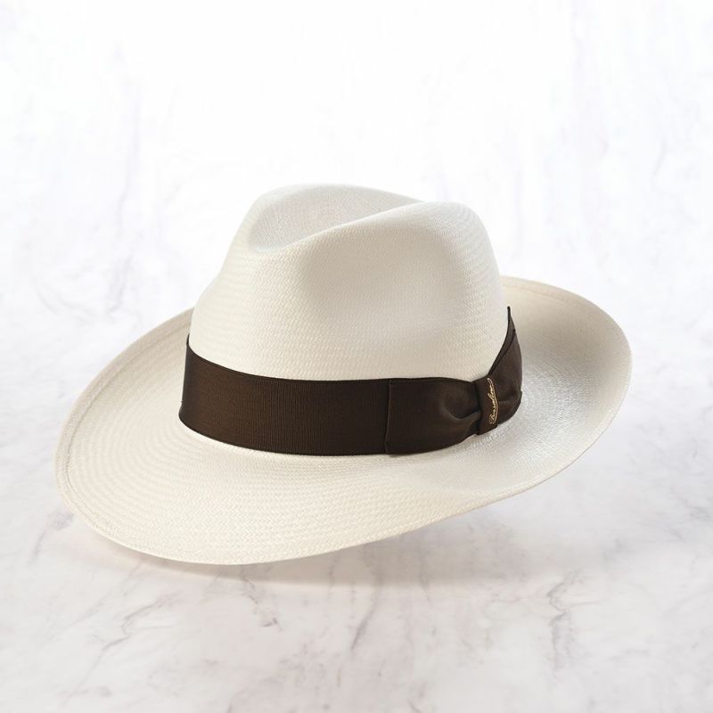 ボルサリーノのパナマハット Panama Fine Larga（パナマファイン ラーガ） 140340 ブラウンリボン