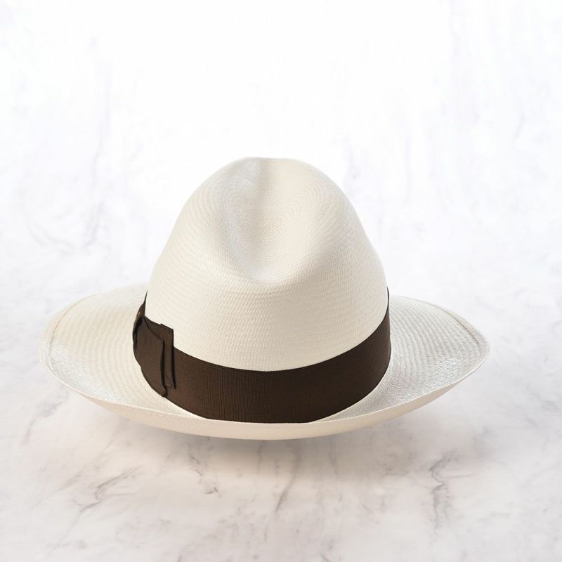 ボルサリーノのパナマハット Panama Fine Larga（パナマファイン ラーガ） 140340 ブラウンリボン