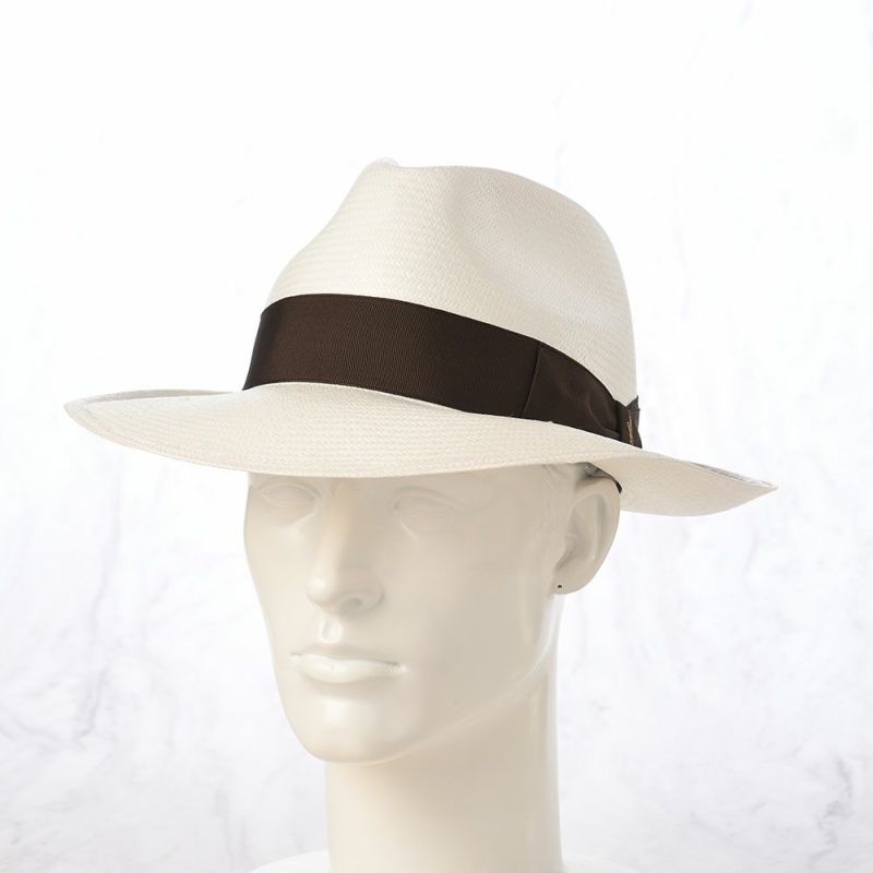 ボルサリーノのパナマハット Panama Fine Larga（パナマファイン ラーガ） 140340 ブラウンリボン