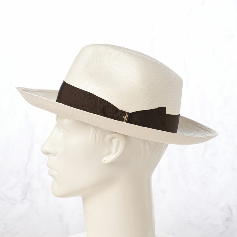 ボルサリーノのパナマハット Panama Fine Larga（パナマファイン ラーガ） 140340 ブラウンリボン