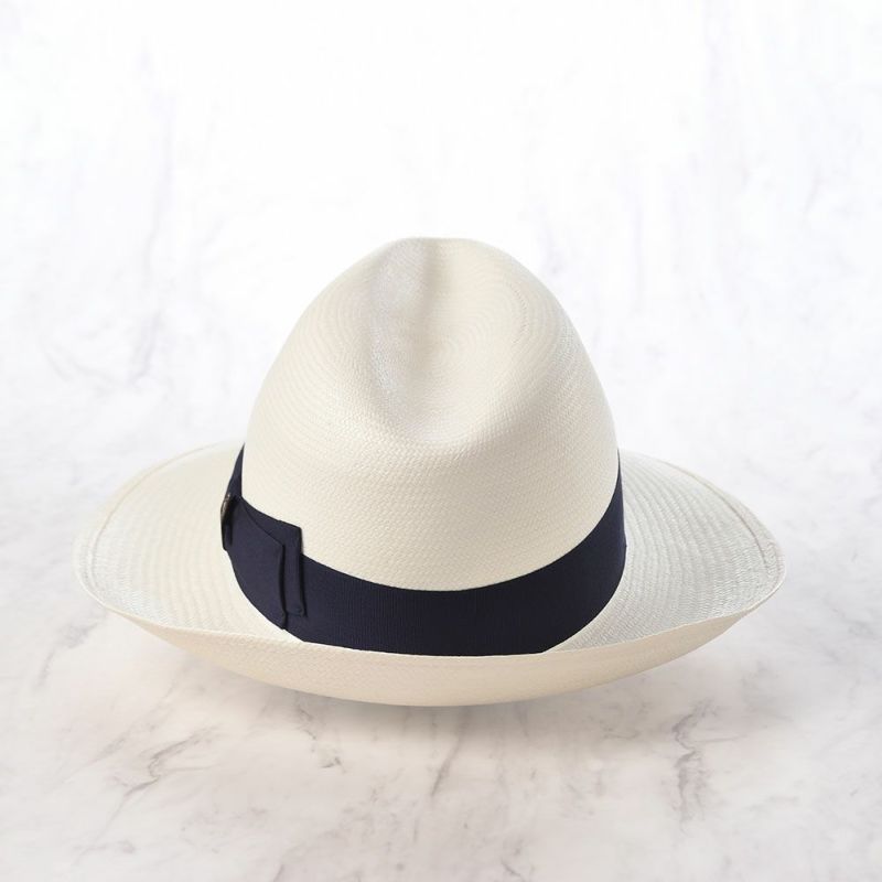 ボルサリーノのパナマハット Panama Fine Larga（パナマファイン ラーガ） 140340 ネイビーリボン