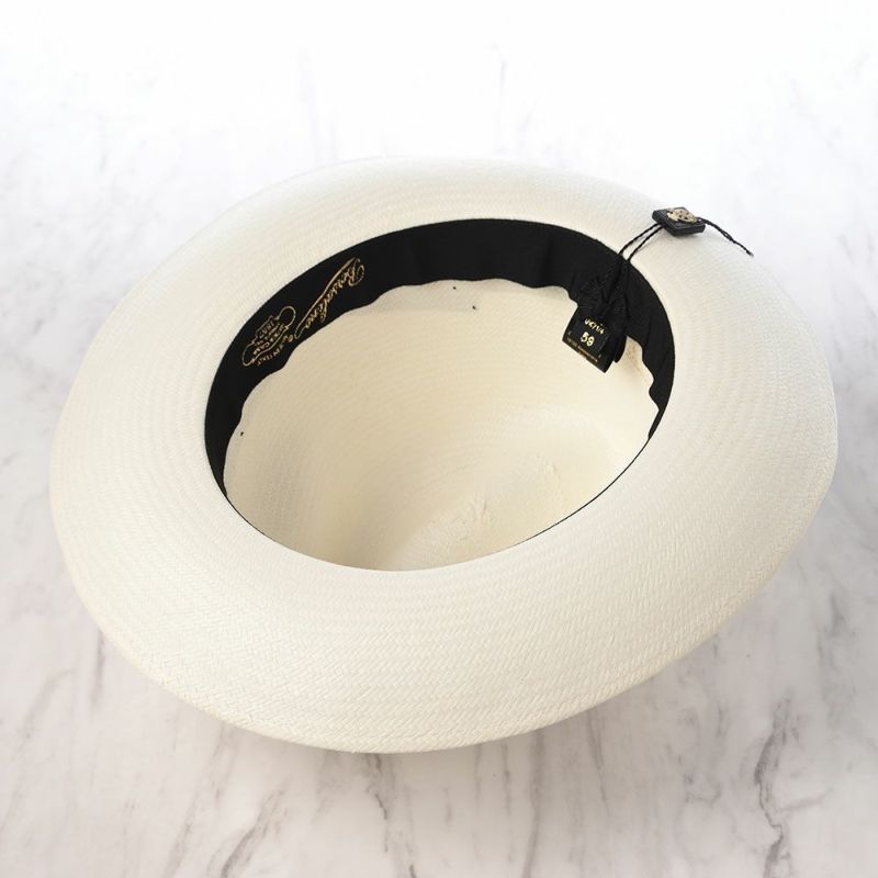 ボルサリーノのパナマハット Panama Fine Larga（パナマファイン ラーガ） 140340 ネイビーリボン