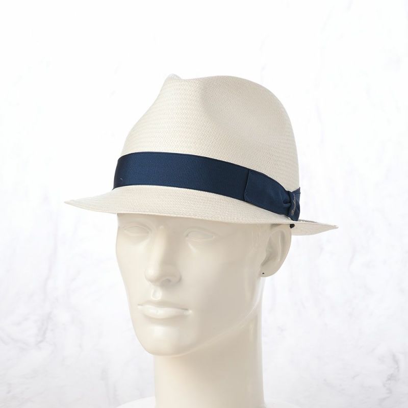 ボルサリーノのパナマハット Panama Fine Piccola（パナマファイン ピッコラ） 141055 ブルーリボン