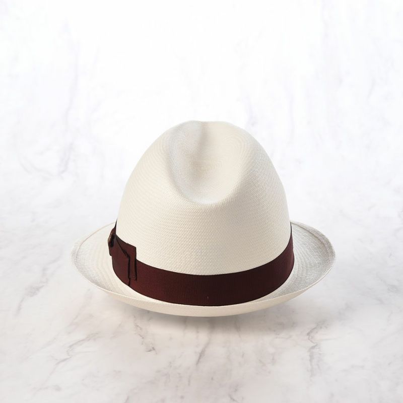 ボルサリーノのパナマハット Panama Fine Piccola（パナマファイン ピッコラ） 141055 ボルドーリボン