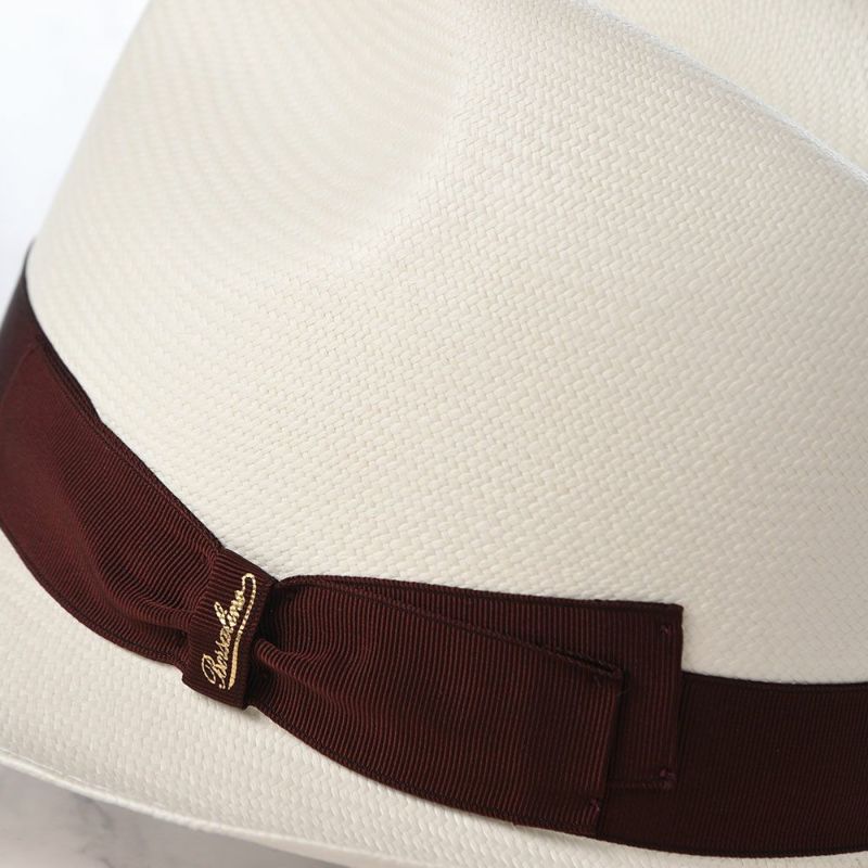 ボルサリーノのパナマハット Panama Fine Piccola（パナマファイン ピッコラ） 141055 ボルドーリボン