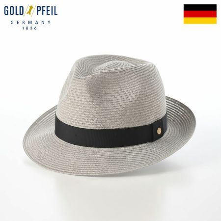 ゴールドファイルのブレードハット Washable Braid Hat（ウォッシャブル ブレードハット） グレー