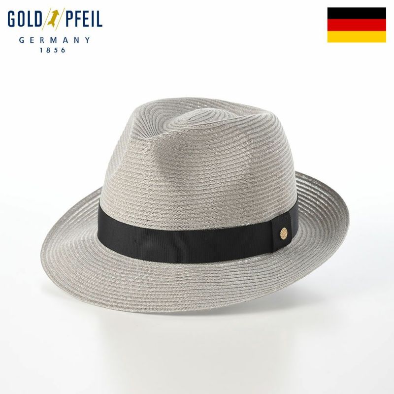 ゴールドファイルのブレードハット Washable Braid Hat（ウォッシャブル ブレードハット） グレー