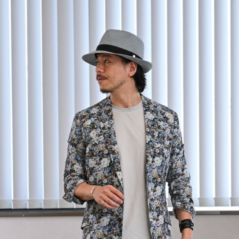 ゴールドファイルのブレードハット Washable Braid Hat（ウォッシャブル ブレードハット） サックス