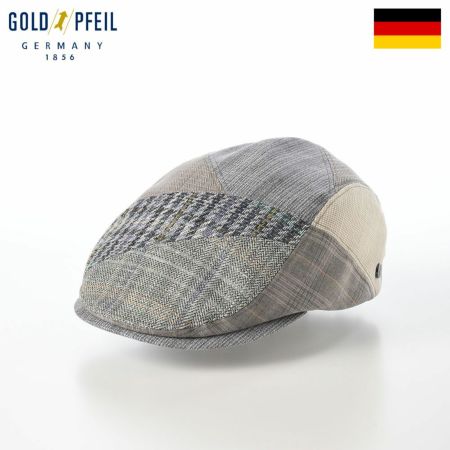 ゴールドファイルのハンチング Patchwork Hunting（パッチワークハンチング） グレーミックス