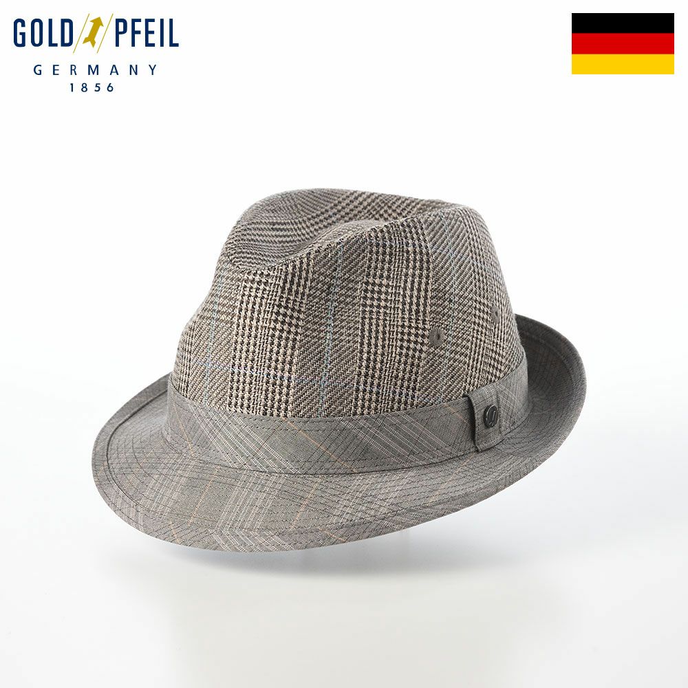 ゴールドファイルのソフトハット Check Check Hat（チェック ハット） ベージュ