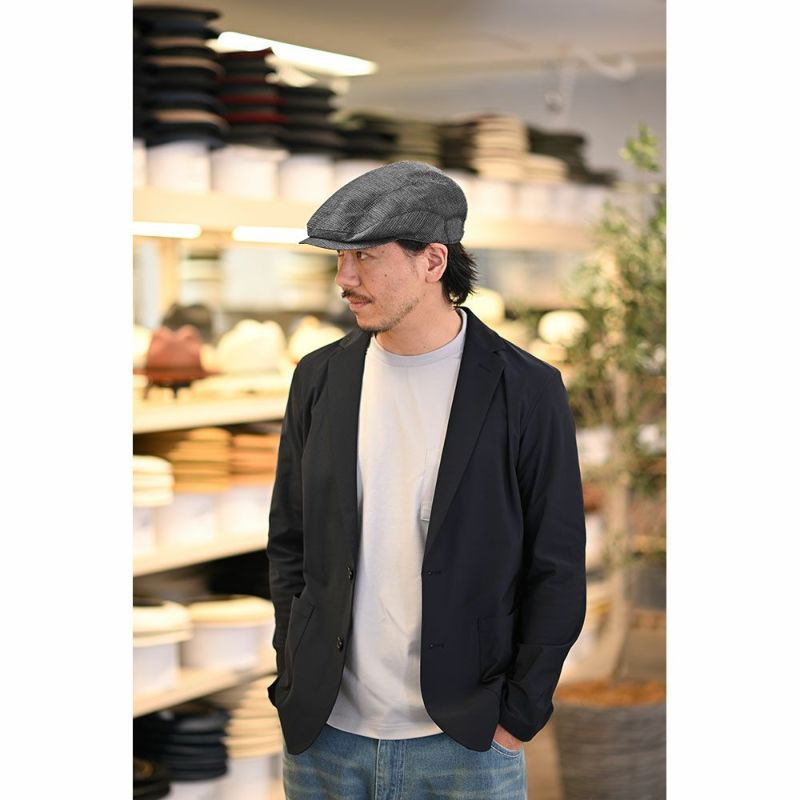 時谷堂オリジナルのハンチング Washable Hunting（ウォッシャブル ハンチング） ブラック