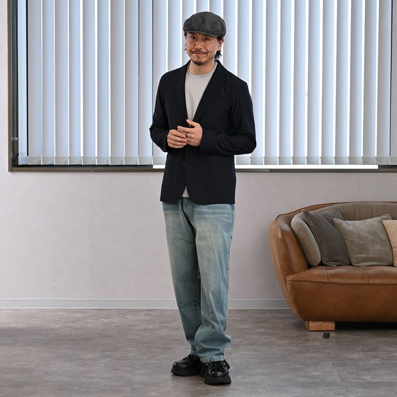 時谷堂オリジナルのハンチング Washable Hunting（ウォッシャブル ハンチング） ブラック