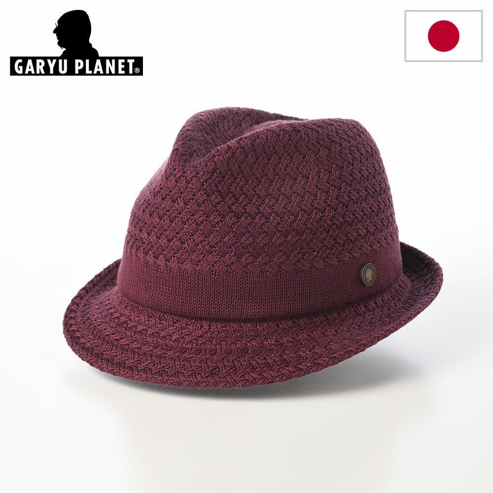 ガリュープラネットのニットハット Washable Silk Hat（ウォッシャブルシルクハット）827 ボルドー