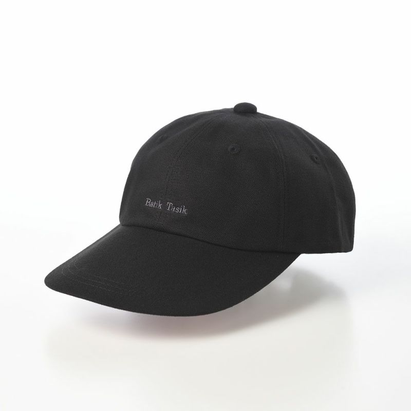 ノルのキャップ Batik Tasik Stitch Long（バティック タシック ステッチ ロング） ブラック